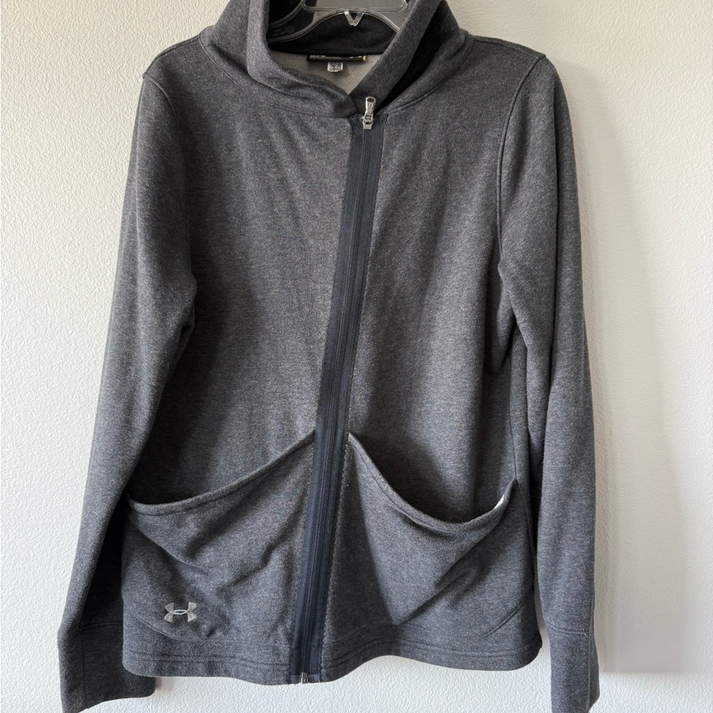 Under Armour Charcoal Full-Zip Hoodie